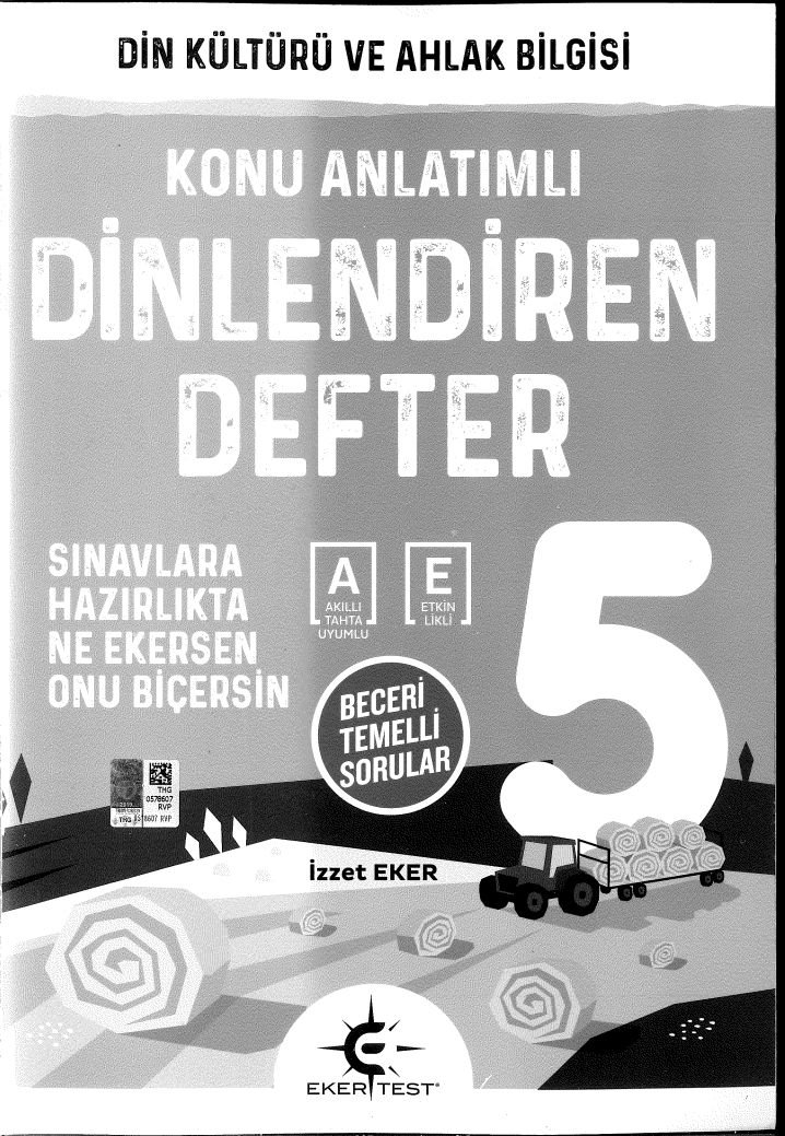 DİN KÜLTÜRÜ VE AHLAK BİLGİSİ DİNLENDİREN DEFTER