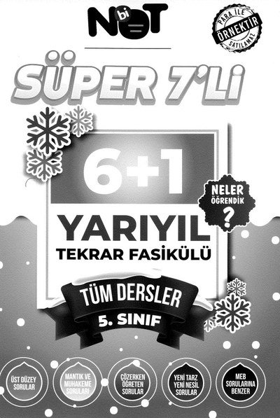 6+1 YARIYIL TEKRAR FASİKÜLÜ Fotokopi.SHOP - Öğrencilerin Marketi!