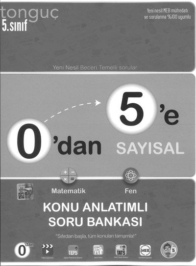 0'DAN 5'E SAYISAL KONU ANLATIMLI SORU BANKASI