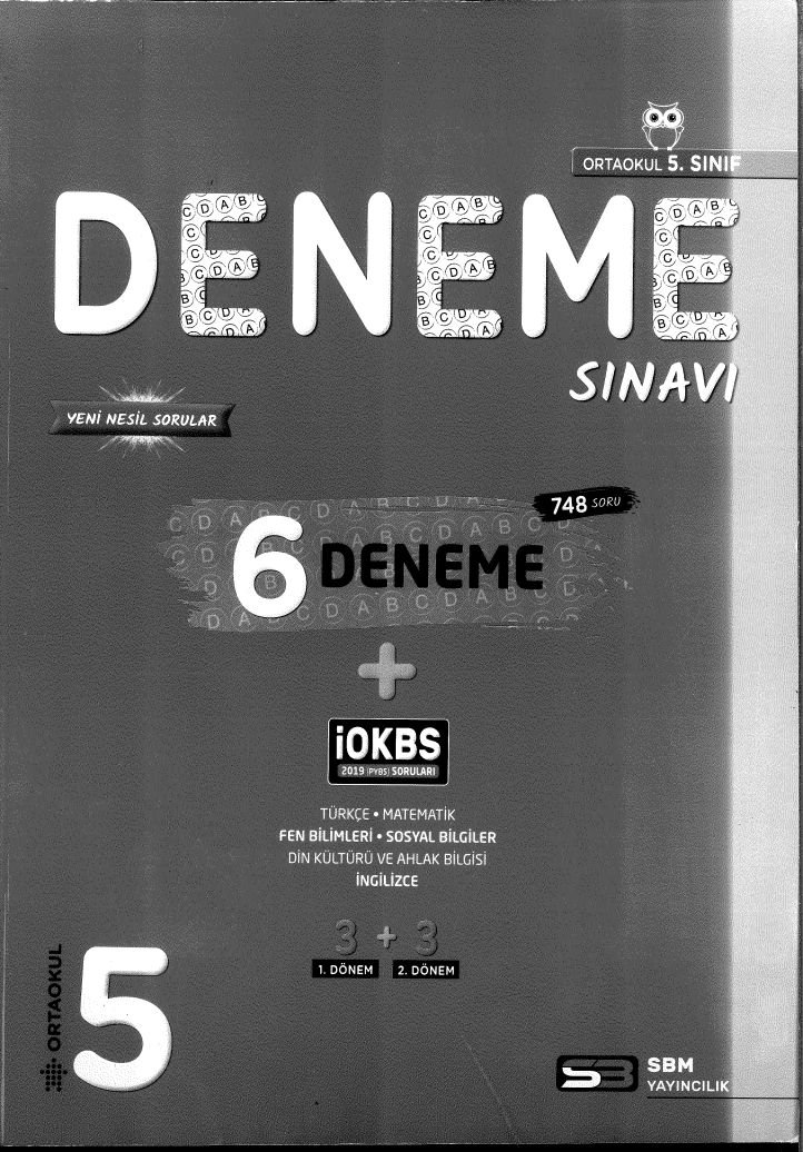 DENEME SINAVI 6 DENEME