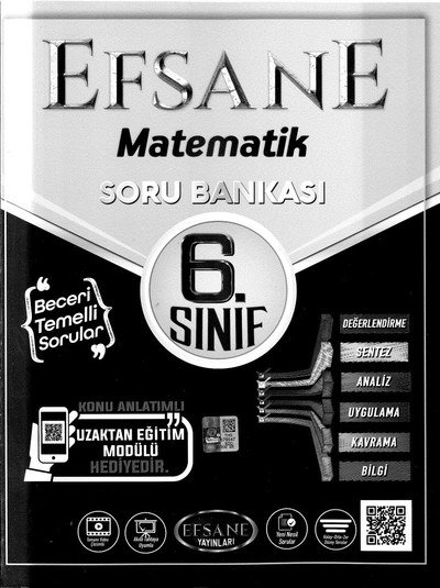 EFSANE MATEMATİK SORU BANKASI Fotokopi.SHOP - Öğrencilerin Marketi!