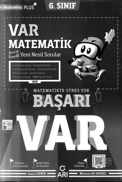 VAR MATEMATİK YENİ NESİL SORULAR Fotokopi.SHOP - Öğrencilerin Marketi!