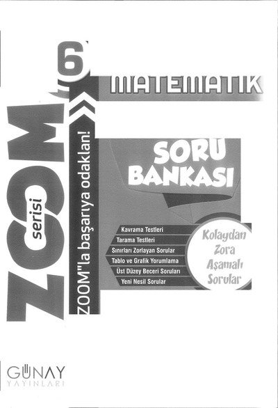 MATEMATİK SORU BANKASI ZOOM SERİSİ Fotokopi.SHOP - Öğrencilerin Marketi!