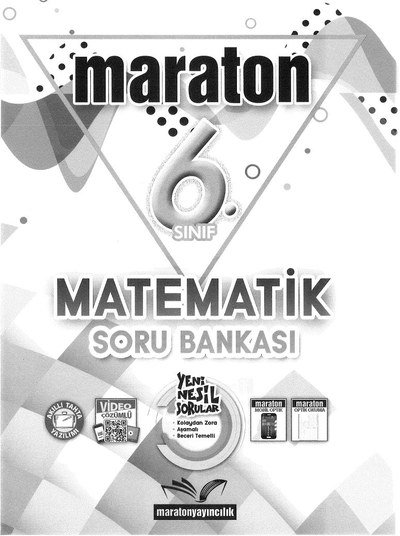 MARATON MATEMATİK SORU BANKASI Fotokopi.SHOP - Öğrencilerin Marketi!