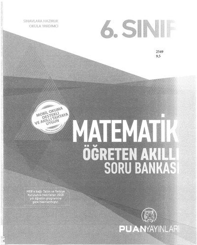 MATEMATİK ÖĞRETEN AKILLI SORU BANKASI
