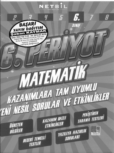6. PERİYOT MATEMATİK YENİ NESİL SORULAR VE ETKİNLİKLER Fotokopi.SHOP - Öğrencilerin Marketi!