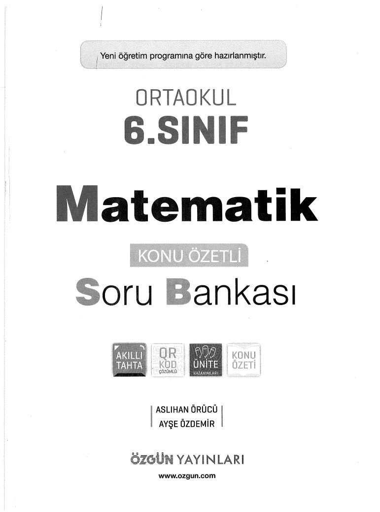 MATEMATİK KONU ÖZETLİ SORU BANKASI