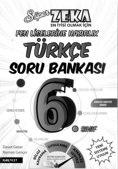 SÜPERZEKA TÜRKÇE SORU BANKASI Fotokopi.SHOP - Öğrencilerin Marketi!