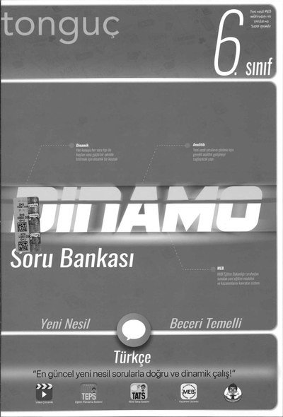 DİNAMO SORU BANKASI TÜRKÇE