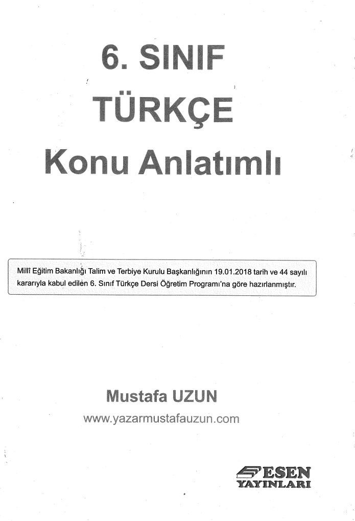 TÜRKÇE KONU ANLATIMLI