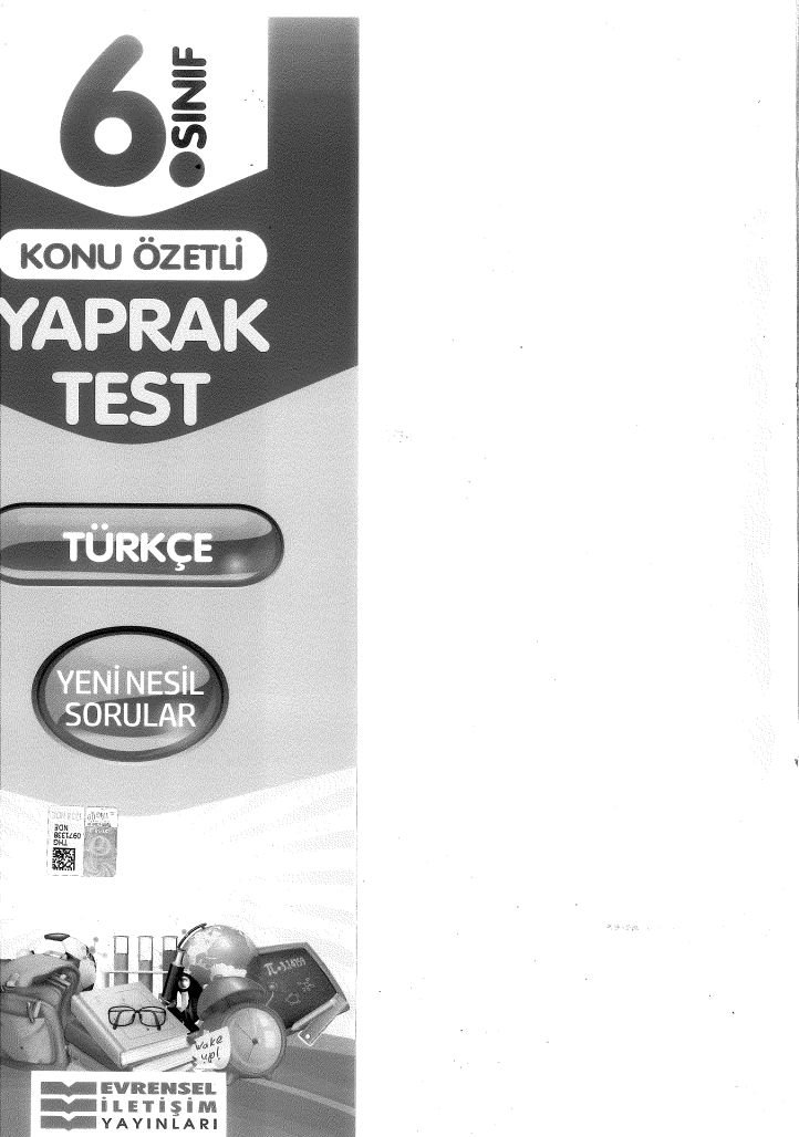 KONU ÖZETLİ YAPRAK TEST TÜRKÇE