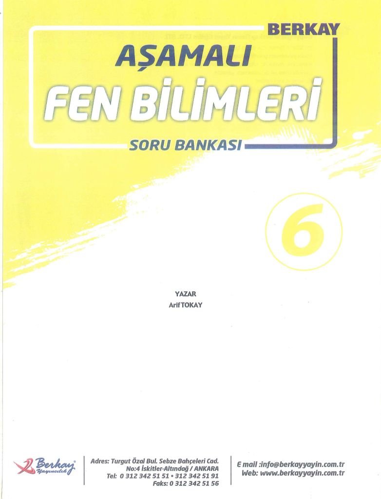 AŞAMALI FEN BİLİMLERİ SORU BANKASI