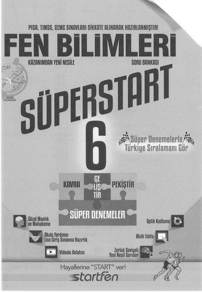 FEN BİLİMLERİ SÜPERSTART Fotokopi.SHOP - Öğrencilerin Marketi!