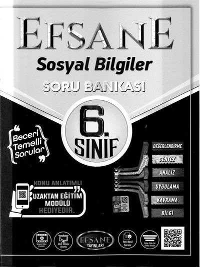 EFSANE SOSYAL BİLGİLER SORU BANKASI Fotokopi.SHOP - Öğrencilerin Marketi!