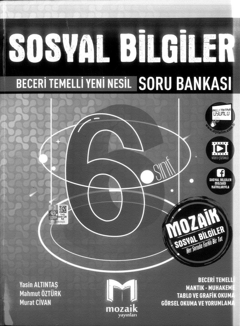 SOSYAL BİLGİLER BECERİ TEMELLİ SORU BANKASI