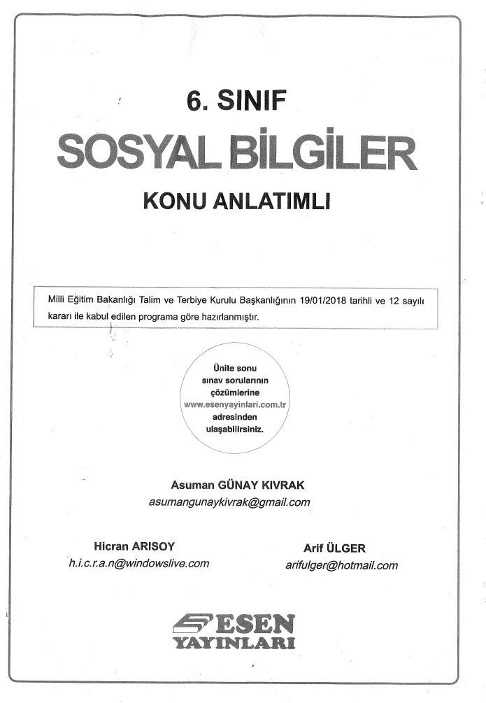 SOSYAL BİLGİLER KONU ANLATIMLI