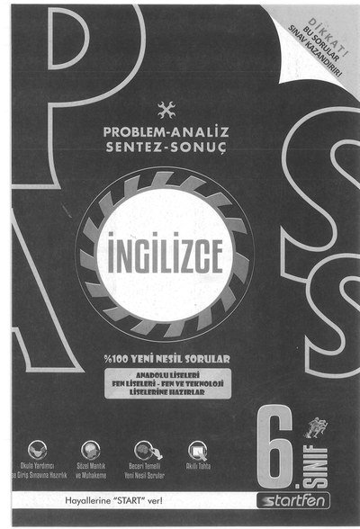 PROBLEM ANALİZ SENTEZ SONUÇ İNGİLİZCE Fotokopi.SHOP - Öğrencilerin Marketi!