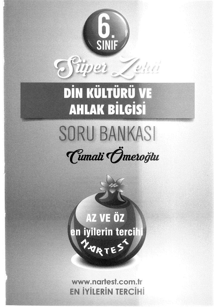 DİN KÜLTÜRÜ VE AHLAK BİLGİSİ SORU BANKASI