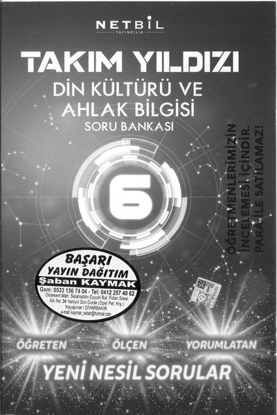 TAKIM YILDIZI DİN KÜLTÜRÜ VE AHLAK BİLGİSİ SORU BANKASI Fotokopi.SHOP - Öğrencilerin Marketi!