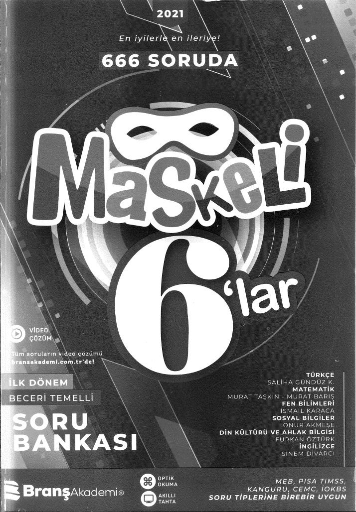 MASKELİ 6'LAR SORU BANKASI