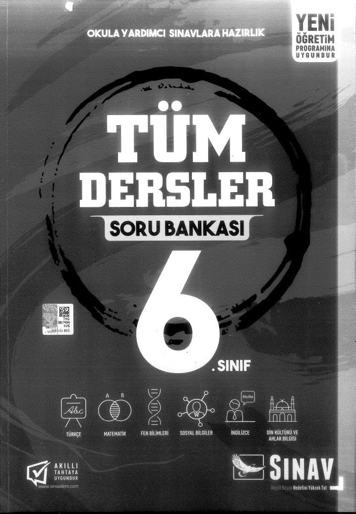 TÜM DERSLER SORU BANKASI