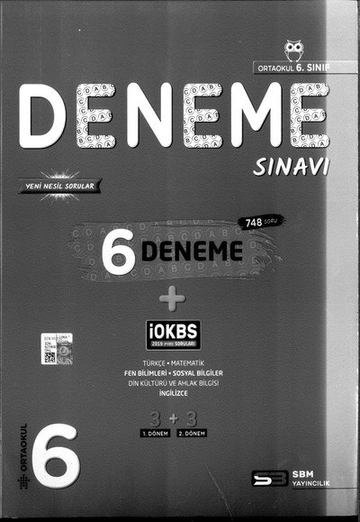 DENEME SINAVI 6 DENEME