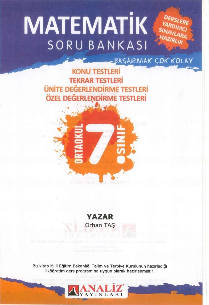 MATEMATİK SORU BANKASI