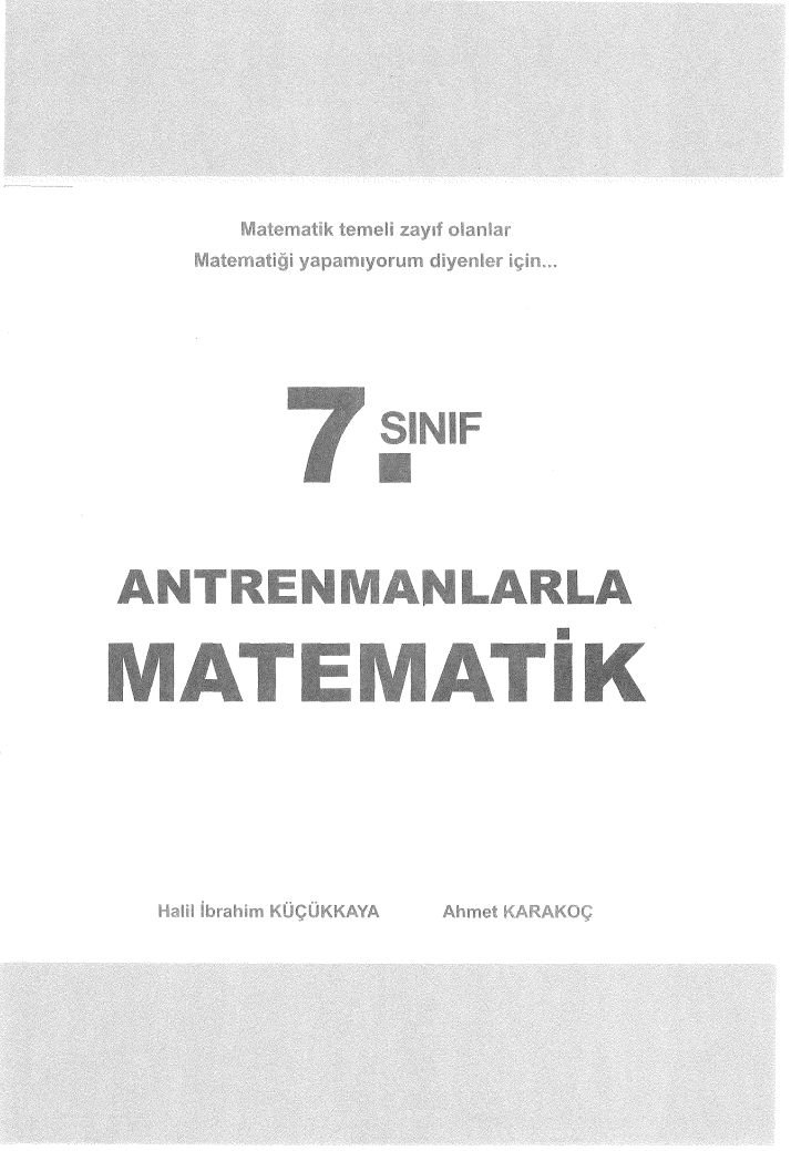 ANTRENMANLARLA MATEMATİK
