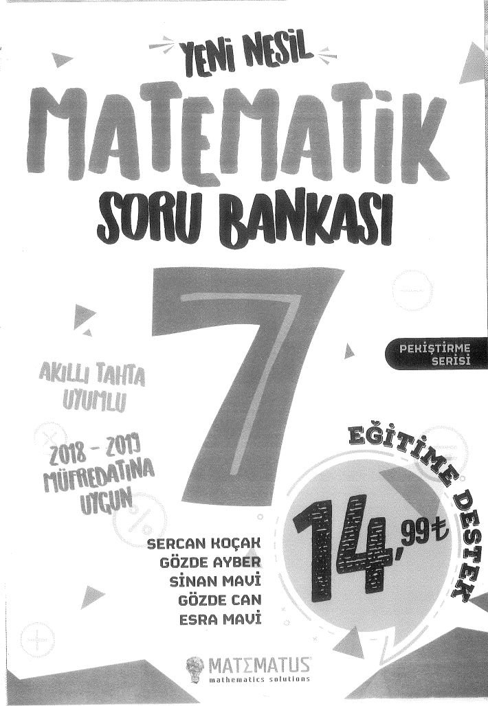 MATEMATİK SORU BANKASI