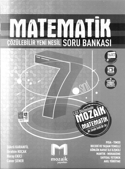MATEMATİK ÇÖZÜLEBİLİR YENİ NESİL SORU BANKASI