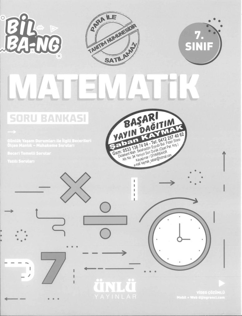 MATEMATİK BİL BA-NG SORU BANKASI