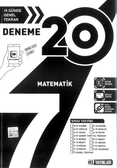 20 DENEME MATEMATİK