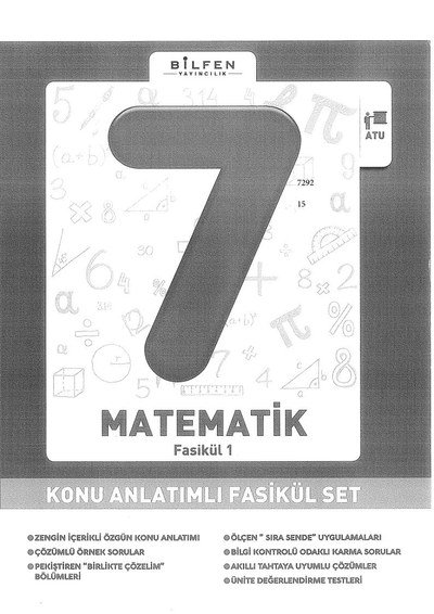 MATEMATİK FASİKÜL 1 Fotokopi.SHOP - Öğrencilerin Marketi!
