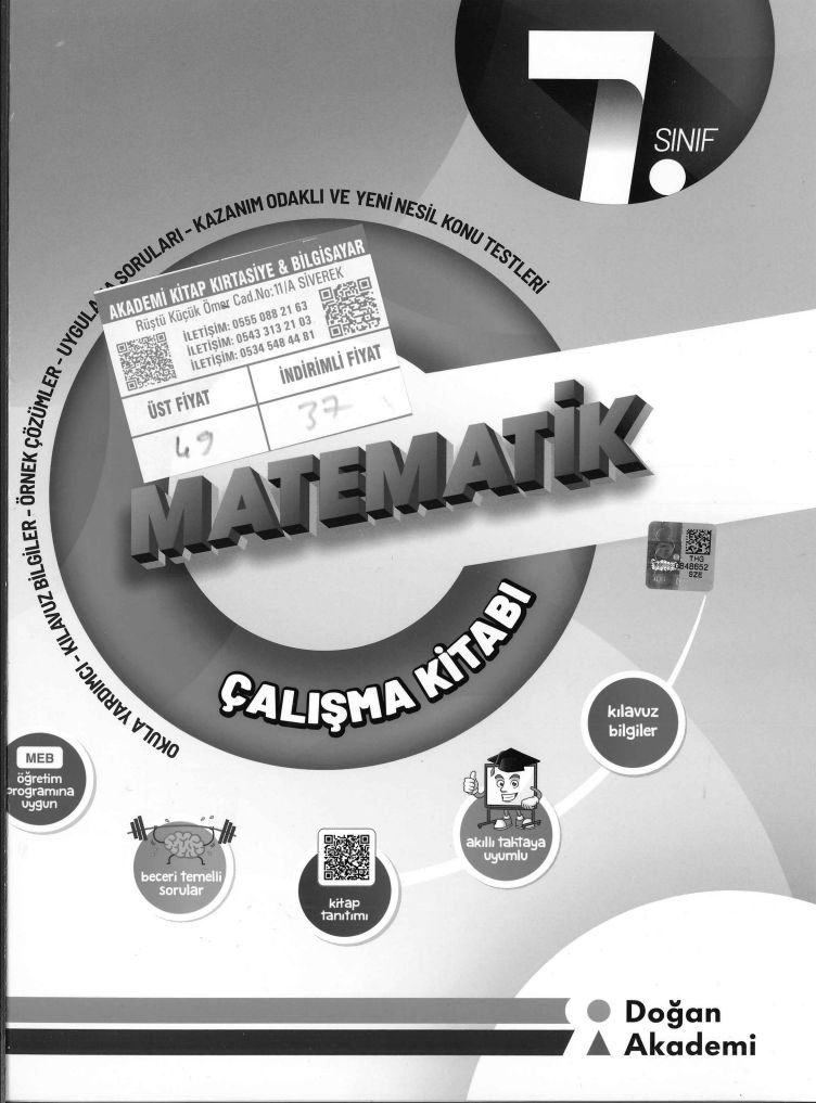 MATEMATİK ÇALIŞMA KİTABI