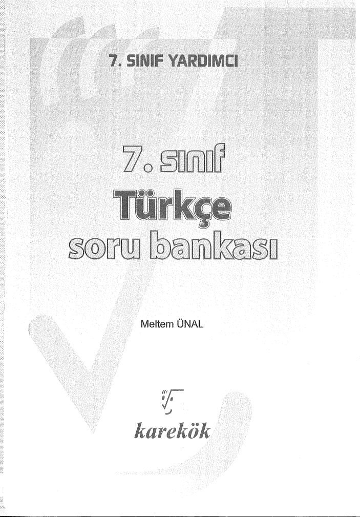 TÜRKÇE SORU BANKASI