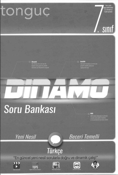 DİNAMO SORU BANKASI TÜRKÇE