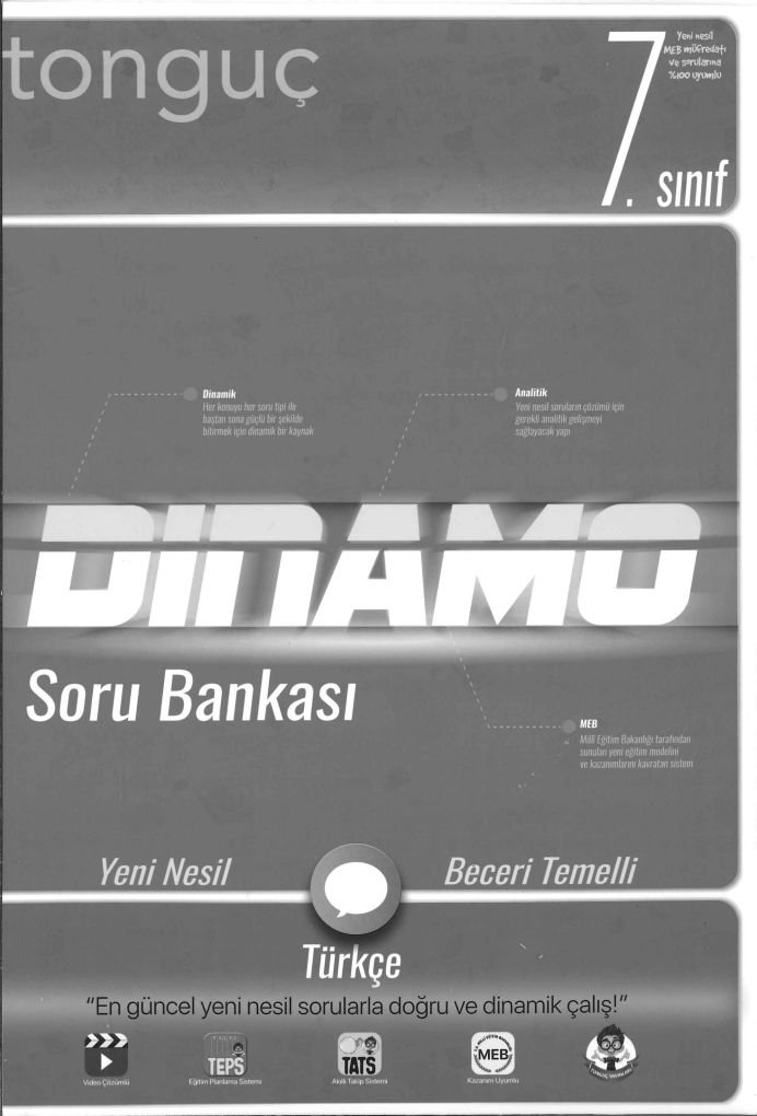 DİNAMO SORU BANKASI TÜRKÇE