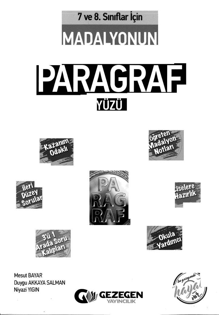 MADALYONUN PARAGRAF YÜZÜ