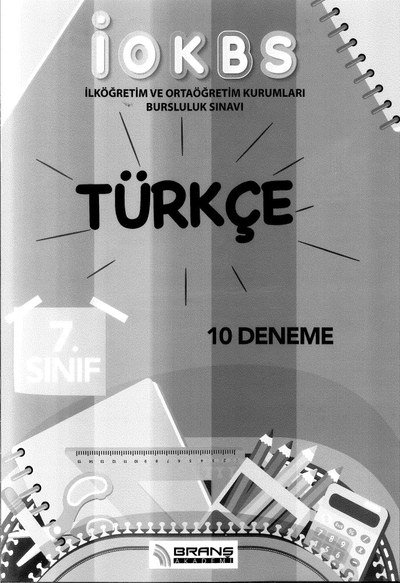 İOKBS TÜRKÇE 10 DENEME Fotokopi.SHOP - Öğrencilerin Marketi!
