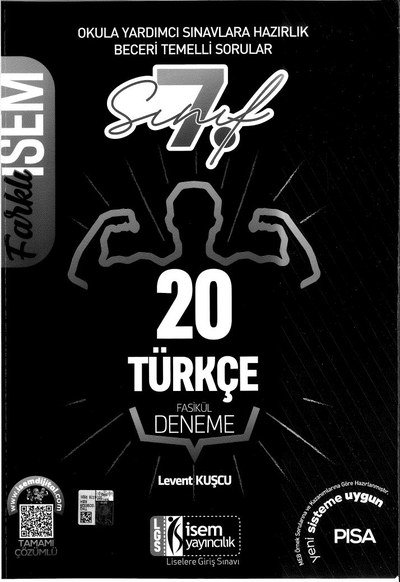 20 TÜRKÇE FASİKÜL DENEME