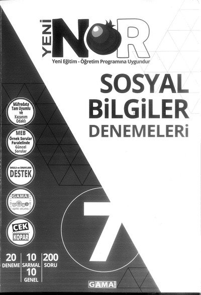 SOSYAL BİLGİLER DENEMELERİ Fotokopi.SHOP - Öğrencilerin Marketi!
