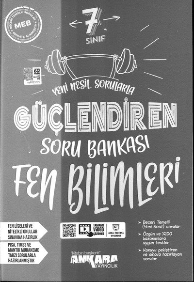GÜÇLENDİREN SORU BANKASI FEN BİLİMLERİ
