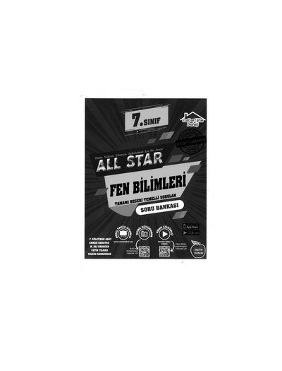 ALL STAR FEN BİLİMLERİ SORU BANKASI Fotokopi.SHOP - Öğrencilerin Marketi!