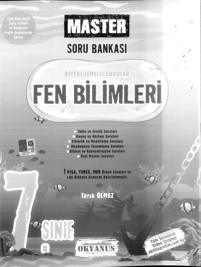 MASTER SORU BANKASI FEN BİLİMLERİ