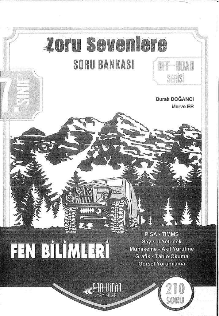 ZORU SEVENLERE SORU BANKASI FEN BİLİMLERİ