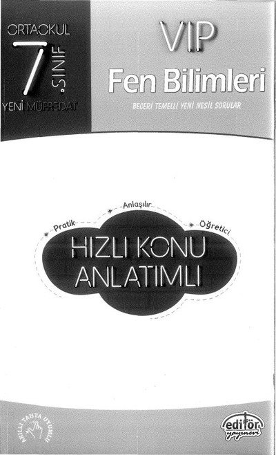 VIP FEN BİLİMLERİ HIZLI KONU ANLATIMLI Fotokopi.SHOP - Öğrencilerin Marketi!