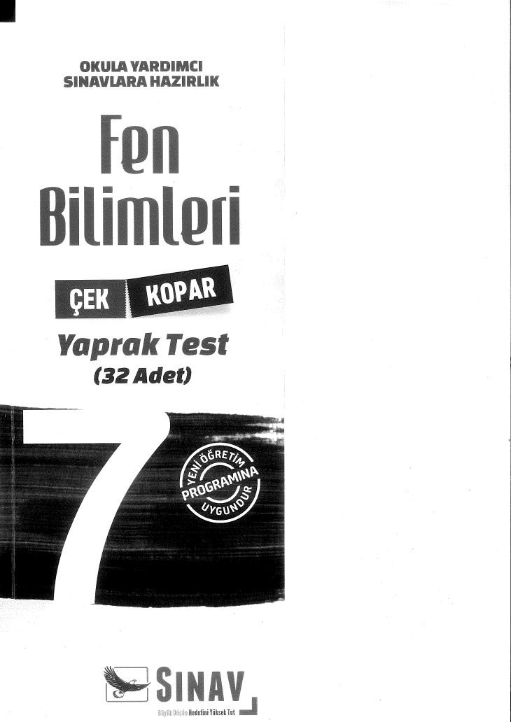 FEN BİLİMLERİ YAPRAK TEST 32 ADET