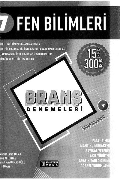 FEN BİLİMLERİ BRANŞ DENEMELERİ Fotokopi.SHOP - Öğrencilerin Marketi!