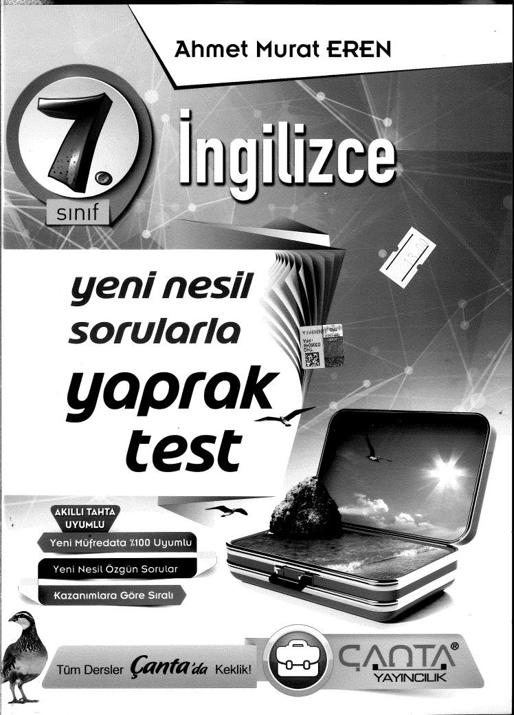 İNGİLİZCE YENİ NESİL SORULARLA YAPRAK TEST