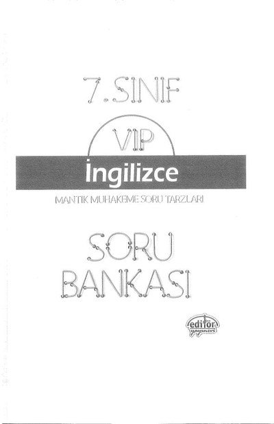 VIP İNGİLİZCE SORU BANKASI Fotokopi.SHOP - Öğrencilerin Marketi!